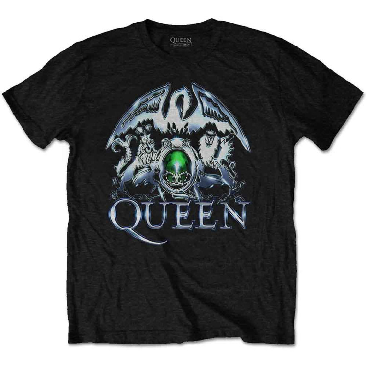 Queen T-shirt Metal Crest