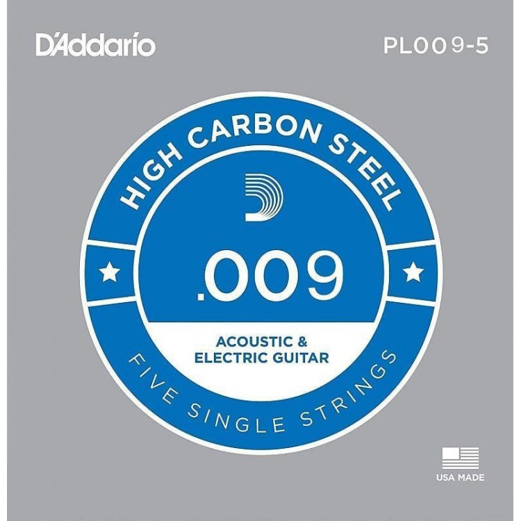 D'Addario High Carbon Steel 0.09