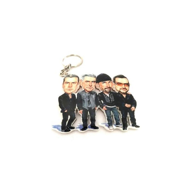 Porta-Chaves Caricatura U2 Banda