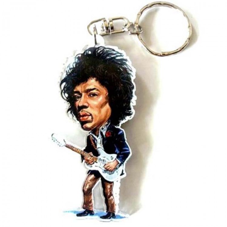 Porta-Chaves Caricatura Jimi Hendrix