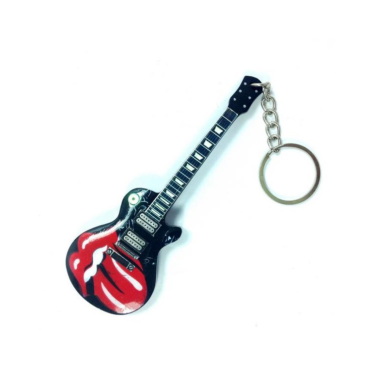 Rolling Stones Porta-Chaves Guitarra